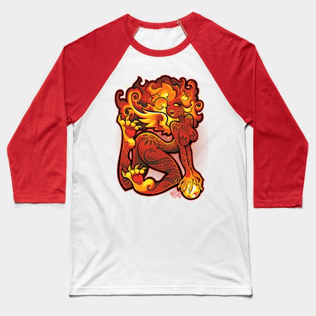 ZODIAC LEO Baseball T-Shirt by JEHSEE